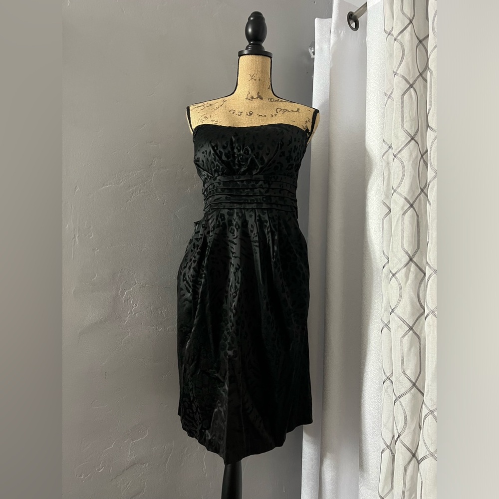 STRAPLESS BLACK DRESS by SNAP  SIZE 14W
